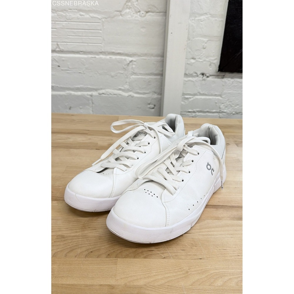 On Running The Roger Advantage White Tennis Sneakers Men's Size 12